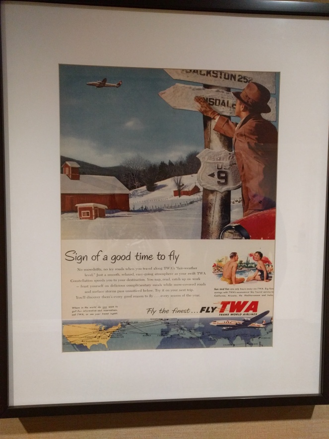TWA - vintage airline posters from the 50s